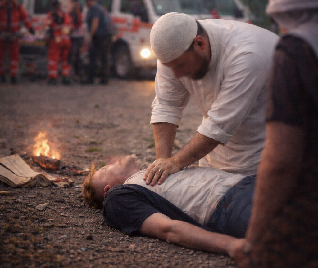 Muslim Man Saves Life of Quran-Burning Activist