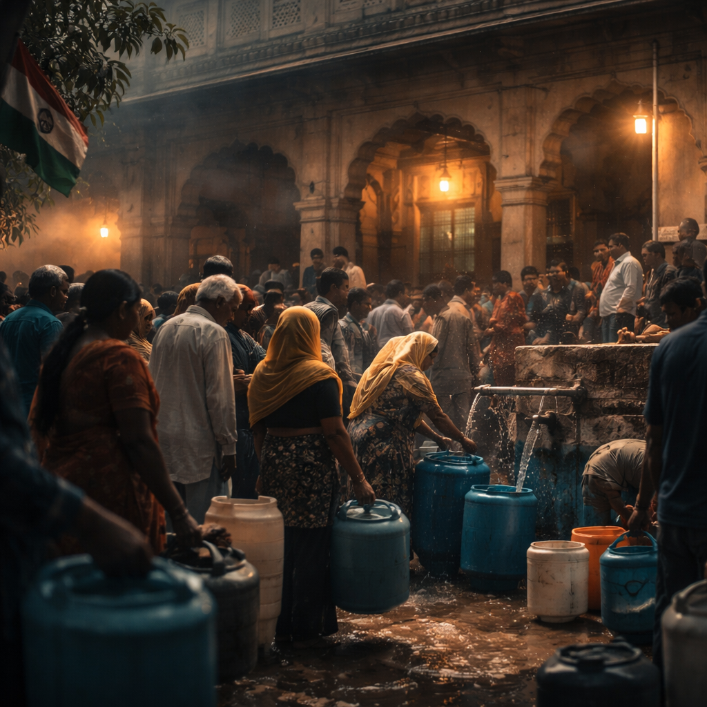 India Mosque Opens Water Facilities To Hindu And Muslim Families Amid Ahmedabad Water Crisis