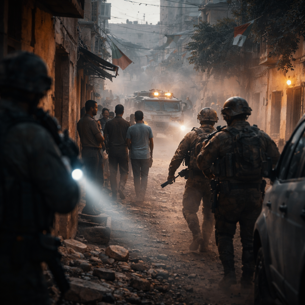 Israeli Army Raids Across Palestine West Bank With Arrests Reported in Multiple Towns